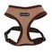 Puppia Soft Dog Harness No Choke OverTheHead Triple Layered Breathable Mesh Adjustable Chest Belt and QuickRelease Buckle Beige XSmall