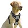 BARKBAY No Pull Dog Harness Front Clip Heavy Duty Reflective Easy Control Handle for Large Dog WalkingFlint GrayL