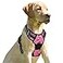 BARKBAY No Pull Dog Harness Front Clip Heavy Duty Reflective Easy Control Handle for Large Dog WalkingPink camoL