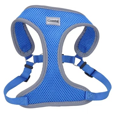 Coastal Pet Comfort Soft Reflective Wrap Adjustable Dog Harness NoPull Dog Harness for Small Large Dogs Blue Lagoon 58 x 1923
