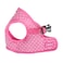 Puppia Dotty Stepin Vest Dog Harness No Pull No Choke Easy Wear Training Walking for Small Dog Small Pink