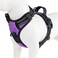 PHOEPET No Pull Dog Harnesses for Small Puppies Reflective Adjustable Front Clip Vest with 2 Metal Leash Attachment Hooks Soft HandleXS Purple