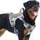 Auroth Tactical Dog Training Harness No Pulling Front Clip Leash Adhesion Reflective K9 Pet Working Vest Easy Control for Small Medium Large Dogs Grey Camo L