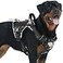 AUROTH Tactical Dog Harness for Small Medium Large Dogs No Pull Adjustable Pet Harness Reflective K9 Working Training Easy Control Pet Vest Military Service Dog Harnesses L Black Ink