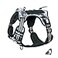 AUROTH Tactical Dog Harness for Small Medium Large Dogs No Pull Adjustable Reflective K9 Working Training Easy Control Military Service Dog Harness M Black Ink