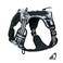 AUROTH Tactical Dog Harness for Small Medium Large Dogs No Pull Adjustable Reflective K9 Working Training Easy Control Military Service Dog Harness M Black Ink