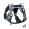 AUROTH Tactical Dog Harness for Small Medium Large Dogs No Pull Adjustable Reflective K9 Working Training Easy Control Military Service Dog Harness M Black Ink