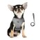FEimaX Dog Harness and Leash Set for Walking Soft Mesh Adjustable Easy Control Lightweight Cat Vest Harnesses with Reflective Strips Escape Proof Small Dogs Cats Vests Grey Large