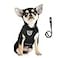 FEimaX Dog Harness and Leash Set for Walking Soft Mesh Adjustable Easy Control Lightweight Cat Vest Harnesses with Reflective Strips Escape Proof Small Dogs Cats Vests Black Medium