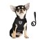 FEimaX Dog Harness and Leash Set for Walking Soft Mesh Adjustable Easy Control Lightweight Cat Vest Harnesses with Reflective Strips Escape Proof Small Dogs Cats Vests Black Medium