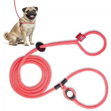 Harness Lead No Pull Dog Harness and Leash Set Anti Pull Dog Harness for All Breeds and Sizes OnePiece Cushioned Rope Design Safely Prevents Escaping and Pulling SmallMedium Pink