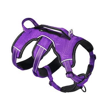 Tuff Pupper Escape Proof No Escape Dog Harness 5 Point Adjustable Fit Harness for Dogs Padded Dog Harnesses Handle Dog Lift Harnesses