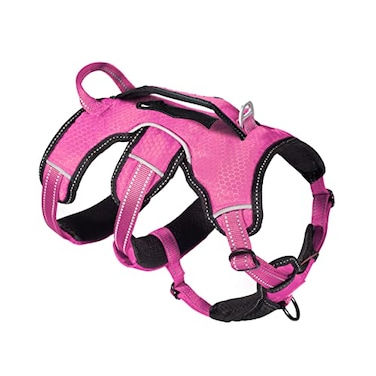 Tuff Pupper Escape Proof No Escape Dog Harness 5 Point Adjustable Fit Harness for Dogs Padded Dog Harnesses Handle Dog Lift Harnesses