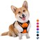 BARKBAY No Pull Dog Harness Large Step in Reflective Dog Harness with Front Clip and Easy Control Handle for Walking Training RunningOrangeM