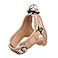 Puppia Spring and Summer Fashion X Type Dog Harness BeigeEgon Small