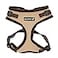 Puppia Authentic RiteFit Harness with Adjustable Neck Large Beige