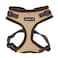 Puppia Authentic RiteFit Harness with Adjustable Neck Large Beige