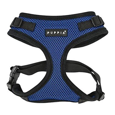 Puppia Authentic RiteFit Harness with Adjustable Neck XLarge Royal Blue