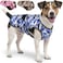 LUCOLOVE Dog Cooling Vest 2Layer Cooling with Soft Microfiber Fabric Lightweight Adjustable and Comfortable UV Protection for Small to Large Dogs Relief in Hot Weather Blue Small