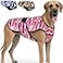 LUCOLOVE Dog Cooling Vest 2Layer Cooling with Soft Microfiber Fabric Lightweight Adjustable and Comfortable UV Protection for Small to Large Dogs Relief in Hot Weather Pink XXLarge