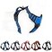 Bokelai No Pull Dog Harness for Small Medium Large Dogs Adjustable Reflective Pet Vest with Front Clip Padded Harness for Dogs Easy Control Handle Best for Outdoor Training and Walking Blue M