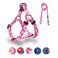 QQPETS Dog Harness Leash Set Adjustable Heavy Duty No Pull Halter Harnesses for Small Medium Large Breed Dogs Back Clip AntiTwist Perfect for Walking S1420 Chest Girth Daisy