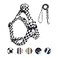 QQPETS Dog Harness Leash Set Adjustable Heavy Duty No Pull Halter Harnesses for Small Medium Large Breed Dogs Back Clip AntiTwist Perfect for Walking S1420 Chest Girth Black Plaid
