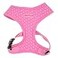 Puppia Dotty Dog Harness OverTheHead No Pull No Choke Walking Training Adjustable for Small Medium Dog Small Pink