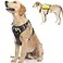 Fida Dog Harness MultiFunctional NoPull Pet Vest Harness with Saddle Bags Backpack Front Leash Clip Adjustable Soft Padded Reflective NoChoke Dog Vest Heavy Duty for Large Dog L Black