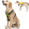 Fida Dog Harness MultiFunctional NoPull Pet Vest Harness with Saddle Bags Backpack Front Leash Clip Adjustable Soft Padded Reflective NoChoke Dog Vest Heavy Duty for Large Dog L Yellow