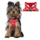 BARKBAY Dog Harness Step in Dog Vest Harness Reflective Adjustable Puppy No Pull Harness Breathable Soft for Small and Medium Dogs Cats Red XXS