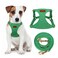 CHEDE No Pull Puppy Harness and Multifunction Dog Leash Set 8 Colors Soft Adjustable No Choke Escape Proof CuteLightweight Pet Vest Harness for Small and Medium Dog S Green