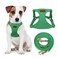 CHEDE No Pull Puppy Harness and Multifunction Dog Leash Set 8 Colors Soft Adjustable No Choke Escape Proof CuteLightweight Pet Vest Harness for Small and Medium Dog S Green