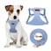 CHEDE No Pull Puppy Harness and Multifunction Dog Leash Set 8 Colors Soft Adjustable No Choke Escape Proof CuteLightweight Pet Vest Harness for Small and Medium Dog S Blue