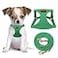 CHEDE No Pull Puppy Harness and Multifunction Dog Leash Set 8 Colors Soft Adjustable No Choke Escape Proof CuteLightweight Pet Vest Harness for Small and Medium Dog XXS Green