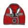 Puppia Soft Vest Harness B II Wine M