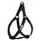 Pawtitas Recycled Reflective Stepin Dog Harness Adjustable NoPull Vest for Puppies to Seniors Safe Comfortable L Black