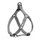 Pawtitas Solid Stepin Dog Harness Adjustable NoPull Vest for Puppies to Seniors Safe Comfortable L Grey