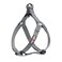 Pawtitas Solid Stepin Dog Harness Adjustable NoPull Vest for Puppies to Seniors Safe Comfortable L Grey