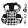 IVYLANE IVYLANE No Pull Dog Harness with Leash Set Reflective No Choke Pet VestAdjustable Oxford Dog Vest Harness with Easy Control Handle for Large Dogs Checkered BlackL
