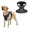 Tuff Pupper No Pull Easy Walk Dog Harness Heavy Duty Pet Vest Front Back Leash Clips Strong Safety Handle Reflective Anti Pull Vest Comfortable Padded Escape Proof Harness Large Black