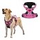 Tuff Pupper No Pull Easy Walk Dog Harness Heavy Duty Pet Vest Front Back Leash Clips Strong Safety Handle Reflective Anti Pull Vest Comfortable Padded Escape Proof Harness Large Pink