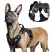 rabbitgoo Tactical Dog Harness for Large Dogs No Pull Military Service Vest with Handle Molle Easy Control for Training Walking Adjustable Reflective Straps Black L