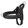 Didog Soft Flannel Padded Dog Vest Harness No PullQuick Fit Reflective Dog Strap Harness Easy for Training Walking MChest 2126 Black