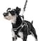 PUPTECK Dog Harness and Leash Set for Small Medium Dogs No Pull Stepin Soft Mesh Puppy Cat Vest Harnesses Reflective at Night Black M