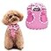 PUPTECK Dog Harness for Puppy and Small Sized Dogs Stepin No Pull Soft Mesh Vest Harness for Cats Small Pets Walking Pink New XXS
