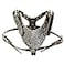 haoyueer New Soft Leather Dog Harness Large Pitbull Mastiff Boxer Bully Chest for 2634 Adjustable Gold Brown