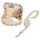 Mercano Soft Mesh Dog Harness and Leash Set Stepin Reflective Breathable Lightweight Vest Harnesses with Safety Buckle for Small Dogs Cats Beige M