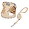 Mercano Soft Mesh Dog Harness and Leash Set Stepin Reflective Breathable Lightweight Vest Harnesses with Safety Buckle for Small Dogs Cats Beige M
