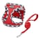 Mercano Soft Mesh Dog Harness and Leash Set Stepin Reflective Breathable Lightweight Vest Harnesses with Safety Buckle for Small Dogs Cats Red S